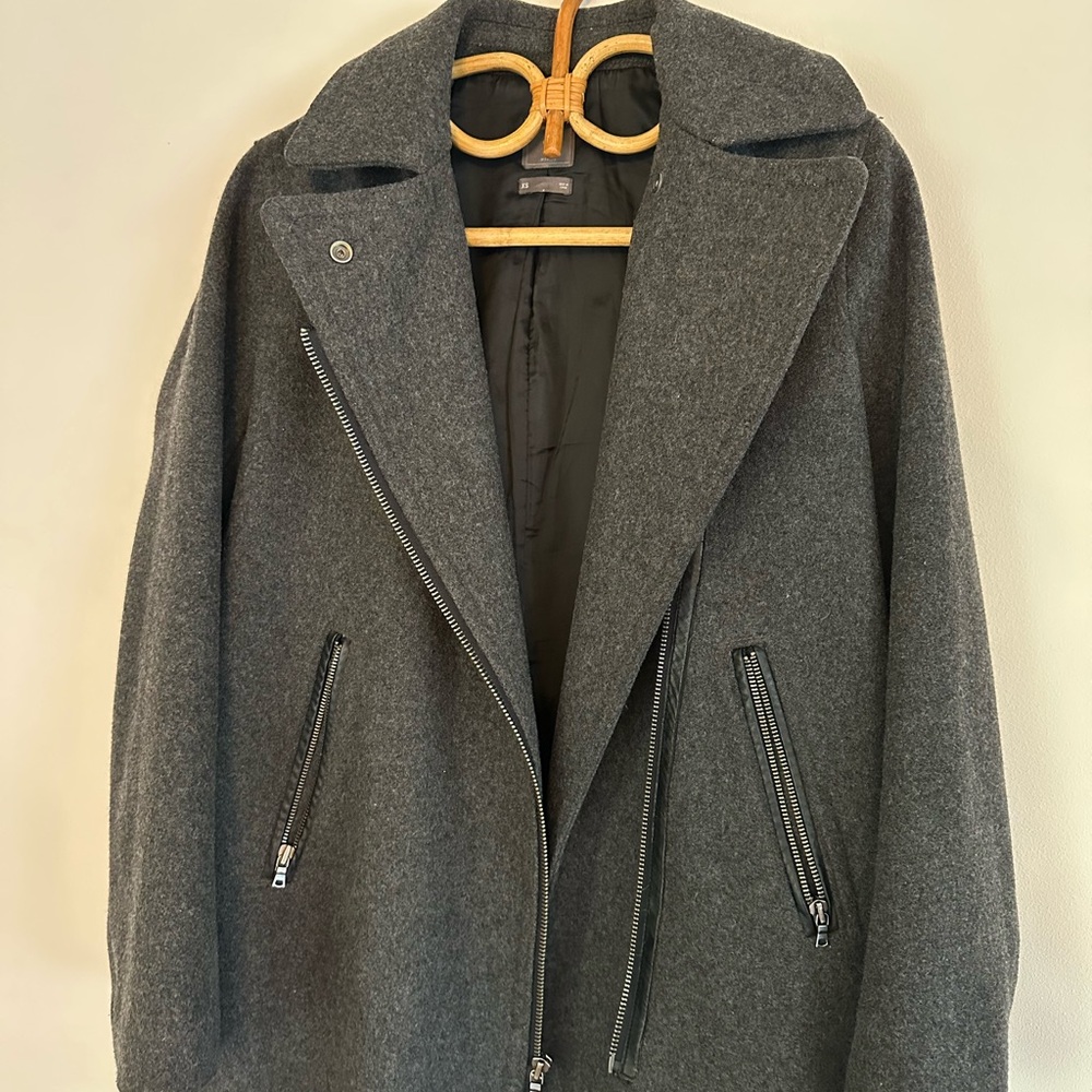GAP Grey Wool Pea Coat
